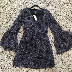 NWT bell sleeve floral dress
